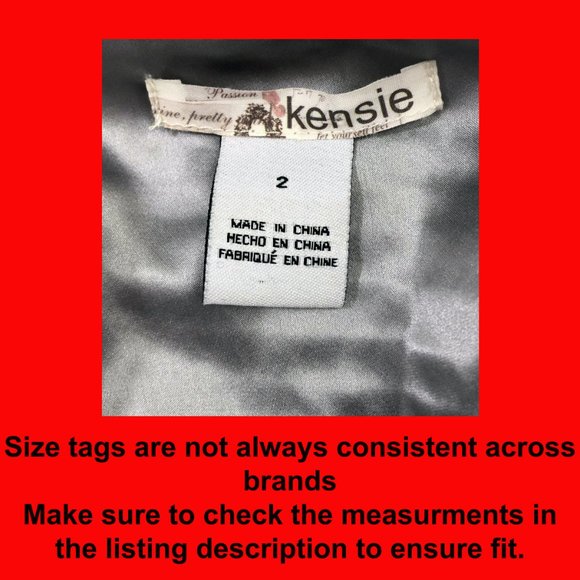 Kensie Silver Silk Dress - Picture 4 of 7